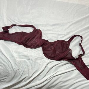 Soma Deep Red Underwire Bra